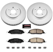 Power Stop 11-14 Ford Mustang Front Z17 Evolution Geomet Coated Brake Kit