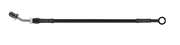 Goodridge 66in Universal Clutch Line w/Blk Zinc Fittings & Blk Hose - Straight Banjo w/AN3 Fitting