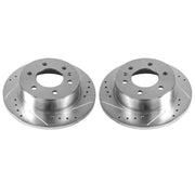 Power Stop 07-09 Dodge Sprinter 2500 Rear Evolution Drilled & Slotted Rotors - Pair