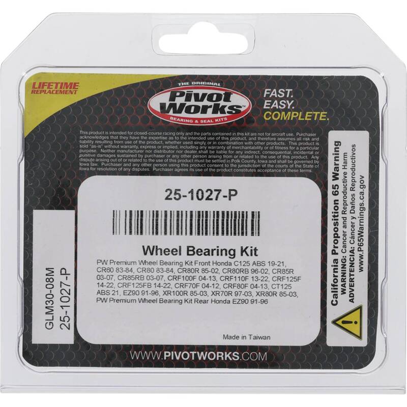 Pivot Works Premium Wheel Bearing