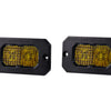 Diode Dynamics Stage Series 2in LED Pod Sport - Yellow Combo Flush ABL (Pair)