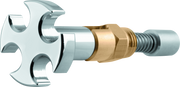 Bikers Choice S / S B-E-G Chrome Cross Enrichener With Chrome Cross Knob