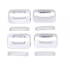 AVS 04-14 Ford F-150 (No Keypad/Passenger Keyhole) Door Handle Covers (4 Door) 8pc Set - Chrome