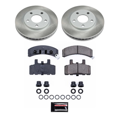 Power Stop 90-92 Cadillac Fleetwood Front Semi-Coated Rotor Kit