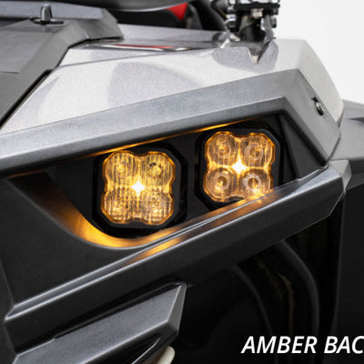Diode Dynamics 14-23 Polaris RZR XP SS3 LED Headlight Kit - Sport White ABL