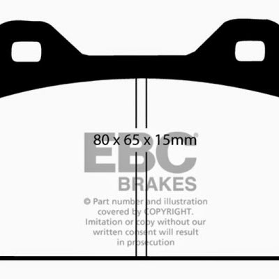 EBC 18-21 Mitsubishi Outlander Ultimax Rear Brake Pads