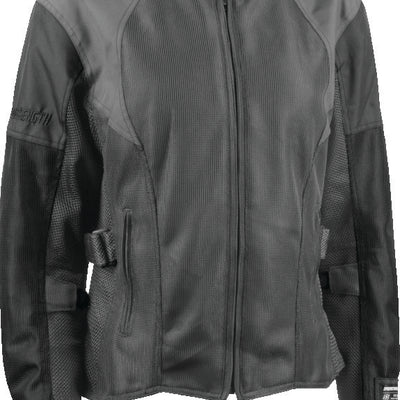 Speed and Strength Radar Love Mesh Jacket Grey/Black Womens - Large