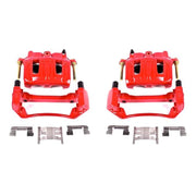 Power Stop 99-03 Ford F-150 Front Red Calipers w/Brackets - Pair