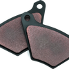 Twin Power 72-80 Banana Caliper Sintered Brake Pads Replaces H-D 44135-74 44029-82 44098-77 44032-79