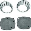 Kuryakyn LED Speaker Bezels 96-13 Touring Models Chrome