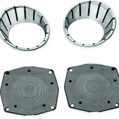Kuryakyn LED Speaker Bezels 96-13 Touring Models Chrome