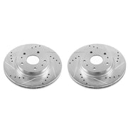 Power Stop 07-13 Suzuki SX4 Front Evolution Drilled & Slotted Rotors - Pair