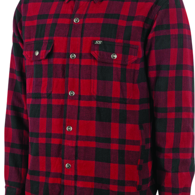 Speed and Strength Black 9 2.0 Moto Shirt Red - 3XL