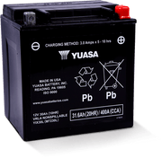 Yuasa YIX30L Maintenance Free AGM 12-Volt Battery