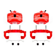 Power Stop 08-09 Audi TT Front Red Calipers w/Brackets - Pair