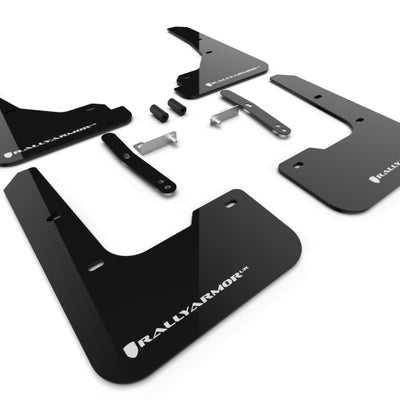 Rally Armor 24-25 Hyundai Elantra Black Mud Flap White Logo