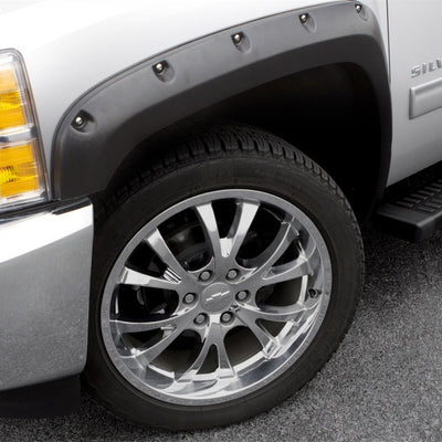 Lund 99-07 Chevy Silverado 1500 RX-Rivet Style Textured Elite Series Fender Flares - Black (4 Pc.)