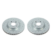 Power Stop 17-19 Infiniti QX30 Front Evolution Drilled & Slotted Rotors - Pair