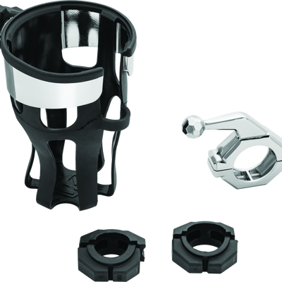 Kuryakyn Reflex Drink Holder With Bar Mount Universal Chrome