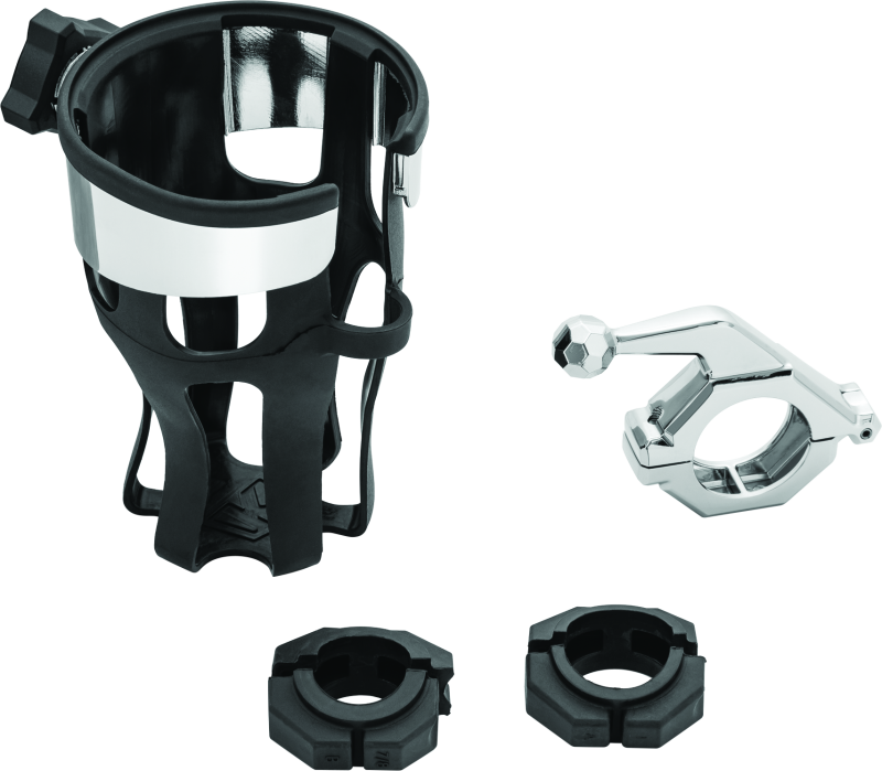 Kuryakyn Reflex Drink Holder With Bar Mount Universal Chrome