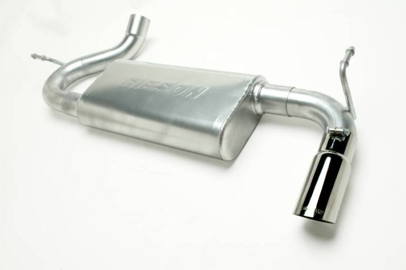 Gibson 07-17 Jeep Wrangler 3.6L Unlimited/ 07-11 Wrangler 3.8L Cat-Back Exhaust - Stainless