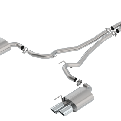 Borla S-Type Cat Back 18-20 Ford Mustang GT Convertible 2.5in pipe 4in tip