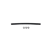 DeatschWerks Convoluted Tubing 250mm Length x 10mm ID Side 1 x 10mm ID Side 2 - Black