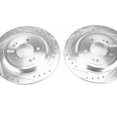 Power Stop 18-19 Kia Sportage Front Evolution Drilled & Slotted Rotors - Pair