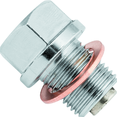 BikeMaster Magnetic Oil Drain Plug 14mm - Stainless