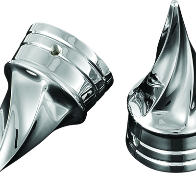 Kuryakyn Twisted Axle Caps Chrome
