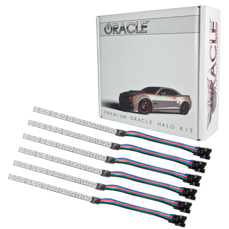 Oracle 15-17 Ford Mustang V6/GT/Shelby DRL w/ Halo Kit - ColorSHIFT w/o Controller