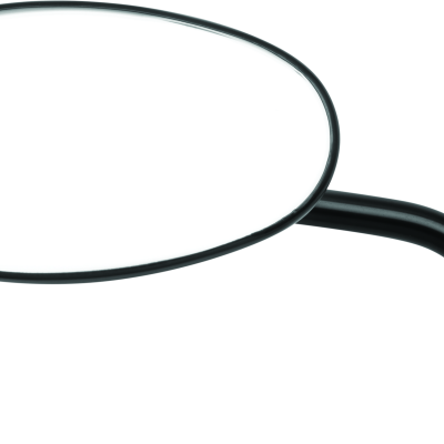 BikeMaster Adjustable Oval Mirror 10mm - Each - Black