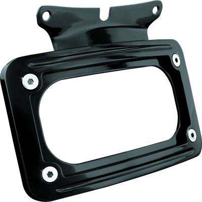 Kuryakyn Curved License Plate Mount Black