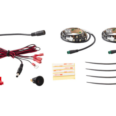 Diode Dynamics RGBW Footwell Strip Kit 2pc Multicolor