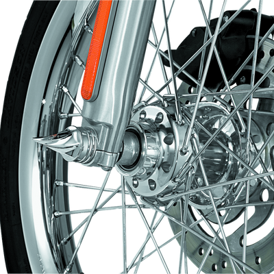 Kuryakyn Twisted Axle Caps Chrome