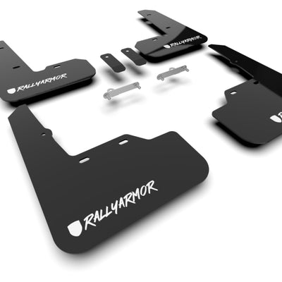 Rally Armor 22-25 Subaru WRX Black UR Mud Flap Altered Font White Logo