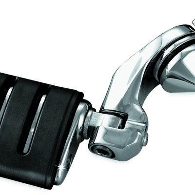 Kuryakyn Tour Tech Trident Dually 4in Back Arm With 1-1/4in Clamps Chrome