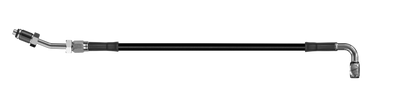 Goodridge 72in Universal Clutch Line w/SS Fittings & Black Hose - 90Deg Banjo w/20Deg 7/16 UNF