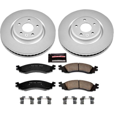 Power Stop 11-12 Ford Taurus Front Z17 Evolution Geomet Coated Brake Kit