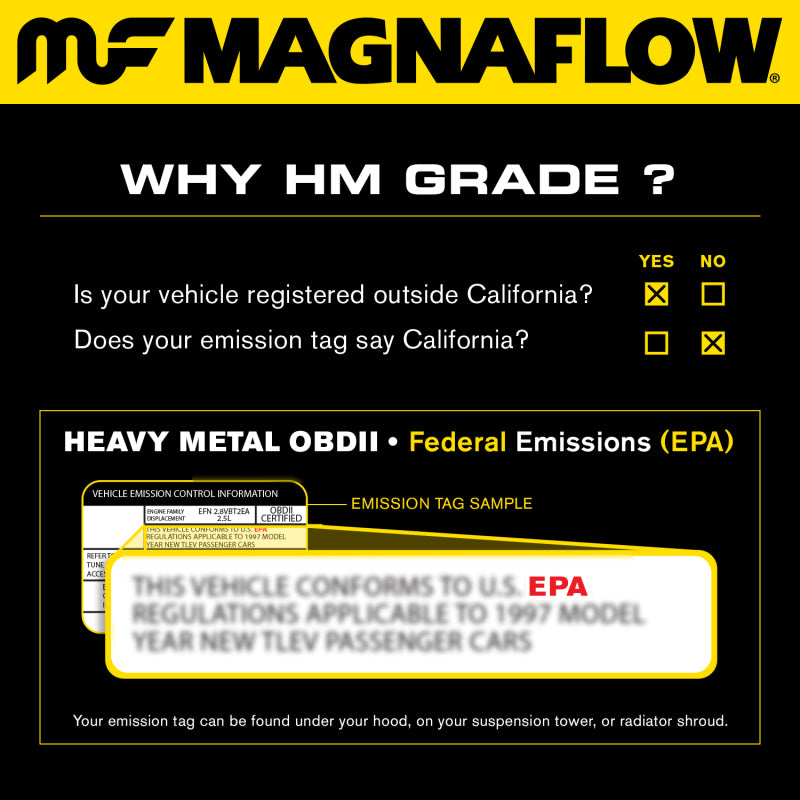 MagnaFlow Direct Fit Catalytic Converter 98-00 Chevy 3500 7.4L Fro