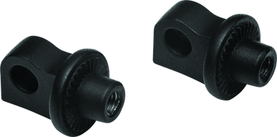 Kuryakyn Splined Peg Adaptors Satin Black