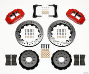 Wilwood Narrow Superlite 6R Front Hat Kit 13.06in Drill Red 2005-2014 Mustang