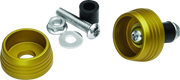 Kuryakyn Lodestar Axle Sliders Gold
