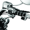 Kuryakyn Premium ISO Grip With Contoured Throttle Boss Throttle-By-Wire Chrome