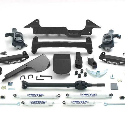 Fabtech 03-08 Hummer H2 Suv/Sut 4WD w/Rr Coil Springs 6in Perf Sys w/Perf Shks