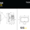 Diode Dynamics Stage Series 2in LED Ditch Light Kit for 2024+ Toyota Tacoma- Sport White Combo