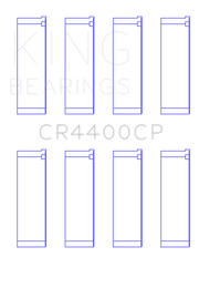 King Engine Bearings Honda R16A/R18A 2006- Current (Size +0.25mm) Connecting Rod Bearing Set