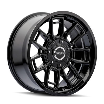 Mayhem 8118 Ordinance 20x9 / 5x127/139.7 BP / 87.1mm Hub Gloss Black Wheel