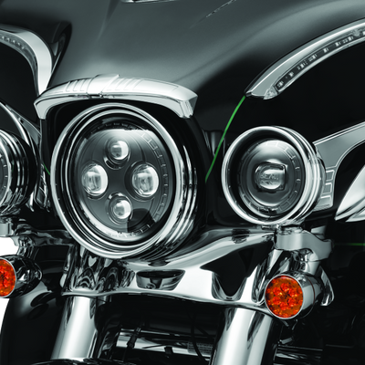 Kuryakyn Orbit 4-1/2in Passing Lamps Black