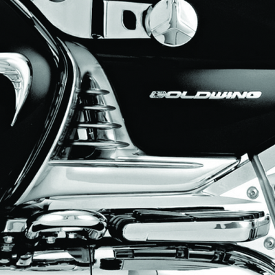 Kuryakyn Louvered Battery Box Cover 01-10 GL1800 Chrome